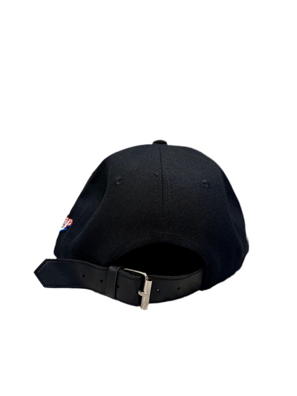 black strapback