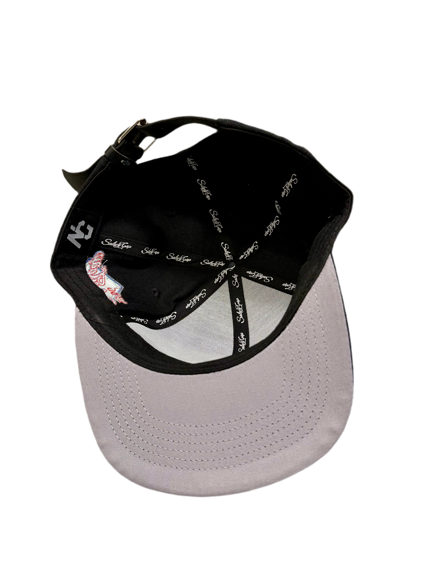 black strapback
